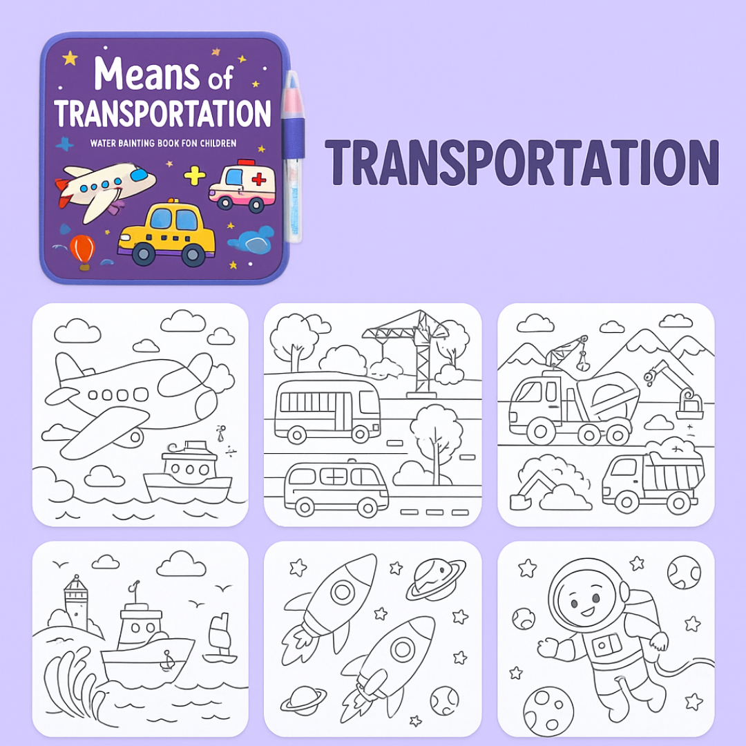 Pure Joy Magic Water Coloring Books