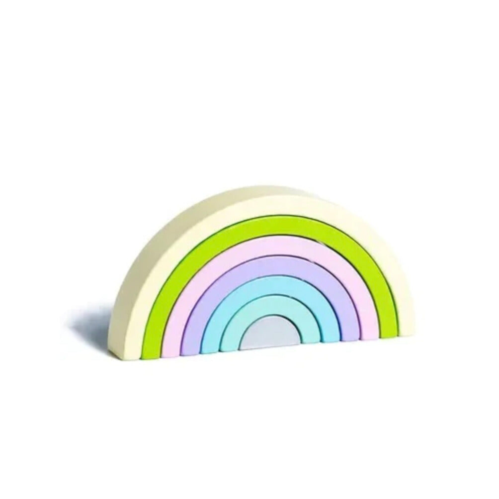 Wooden Rainbow Toy | Creative Stacking Set