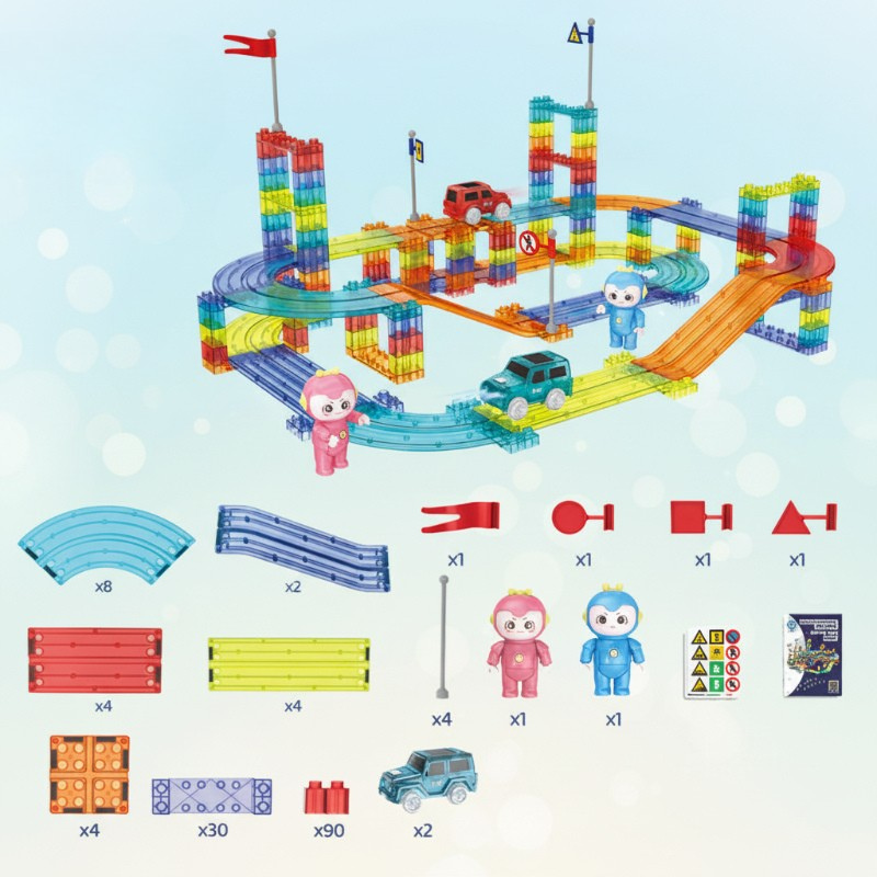 Pure Joy SmartTrack™ – Magnetic Building & Electric Track Set