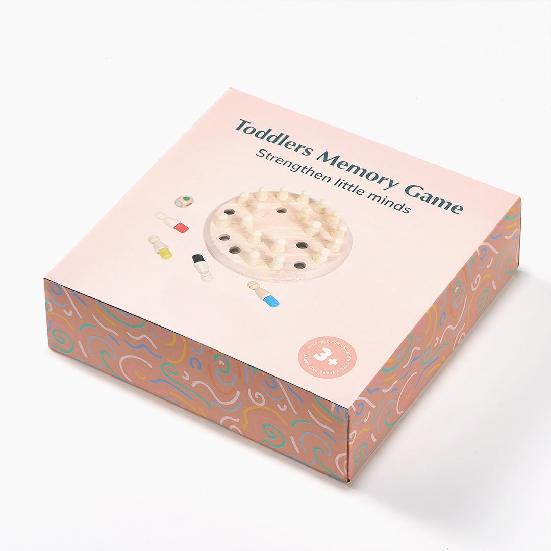 Wooden Memory Match Game | Color & Logic Learning Toy