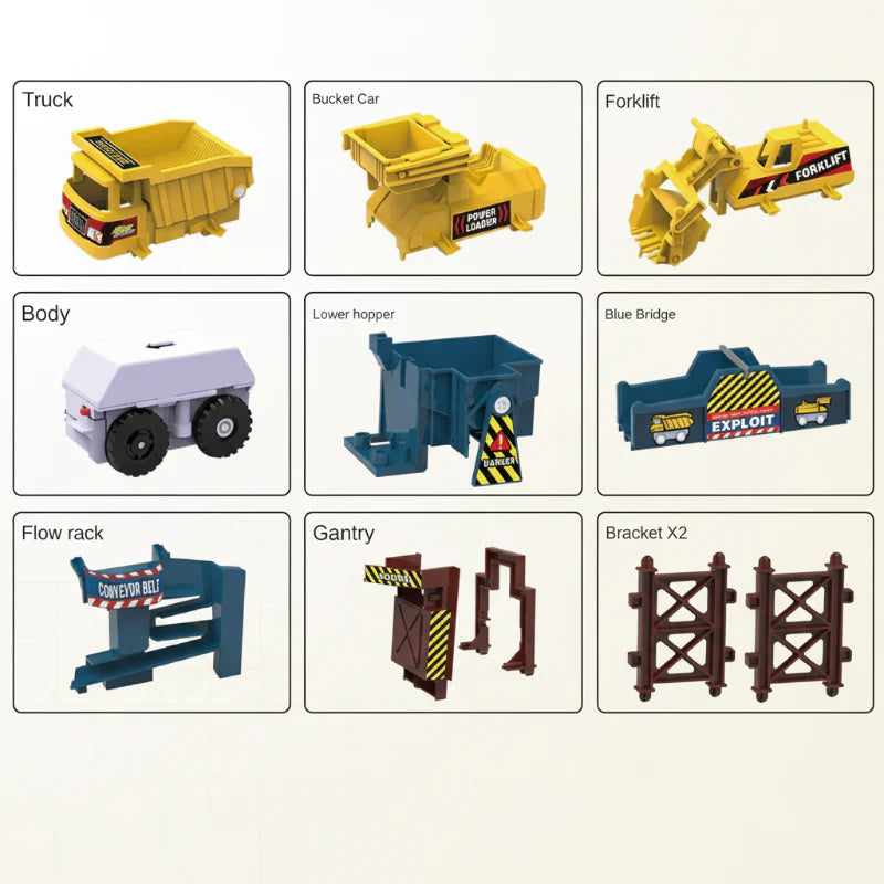 Pure Joy Build & Race™ – Electric Construction Play Set