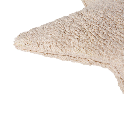 Soft Star Washable Cushion – Cozy Cotton Decorative Pillow for Kids