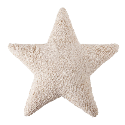 Soft Star Washable Cushion – Cozy Cotton Decorative Pillow for Kids