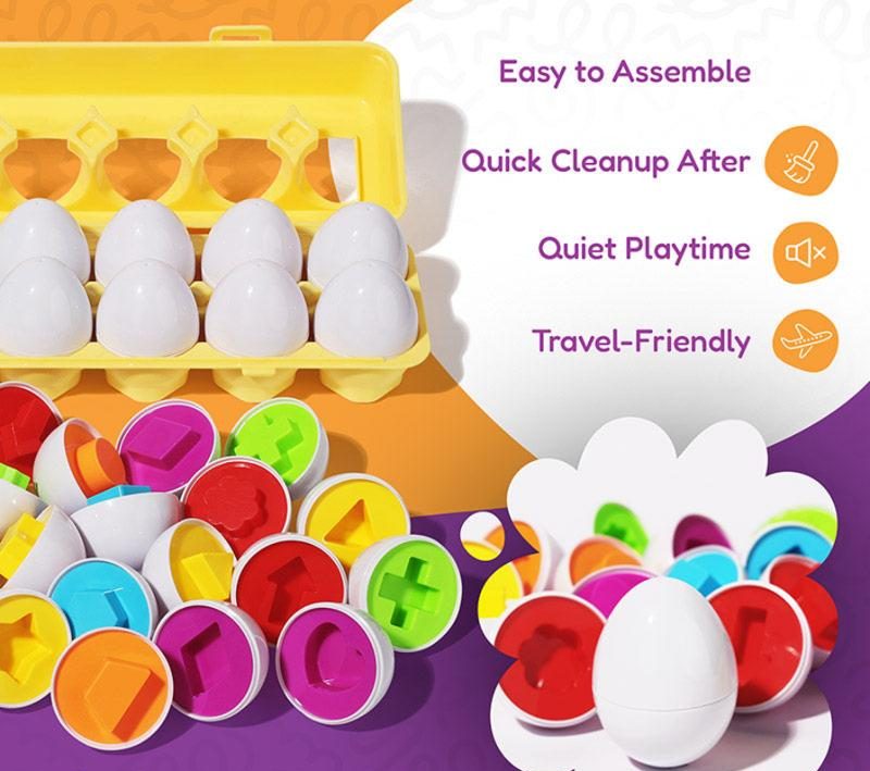 Montessori Geometric Eggs