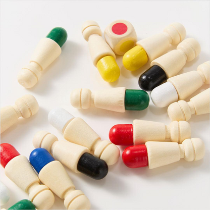 Wooden Memory Match Game | Color & Logic Learning Toy