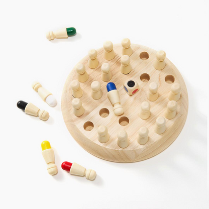 Wooden Memory Match Game | Color & Logic Learning Toy