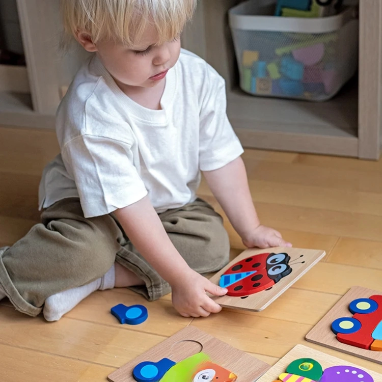 Wooden Animal Puzzle Set | Cognitive Play for Toddlers