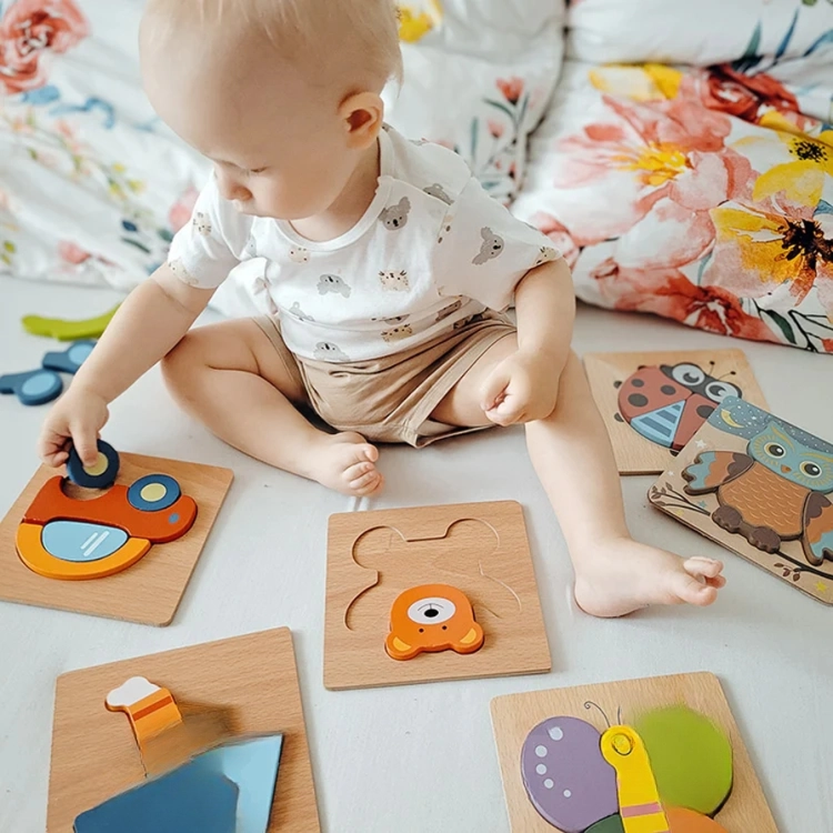 Wooden Animal Puzzle Set | Cognitive Play for Toddlers