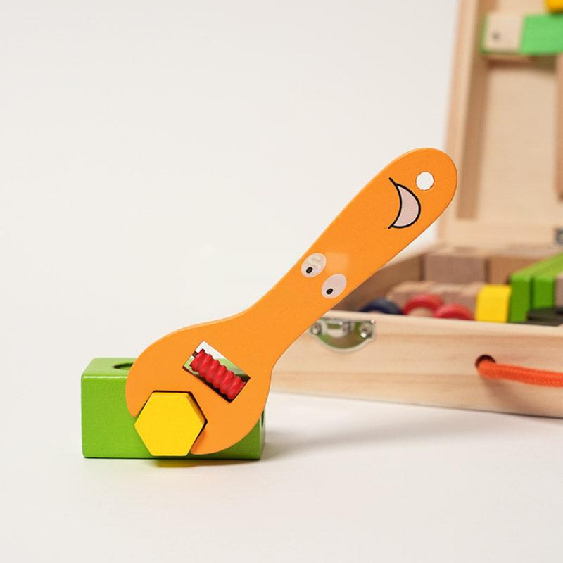 Pure Joy Wooden Tool Box – Little Builder Set