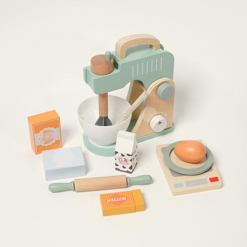 Pure Joy Little Baker - Wooden Mixer Set