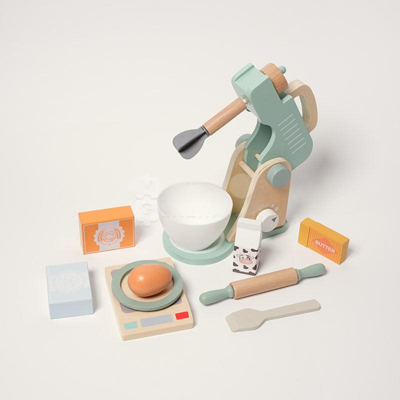 Pure Joy Little Baker - Wooden Mixer Set