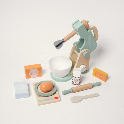 Pure Joy Little Baker - Wooden Mixer Set