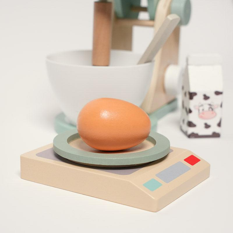 Pure Joy Little Baker - Wooden Mixer Set