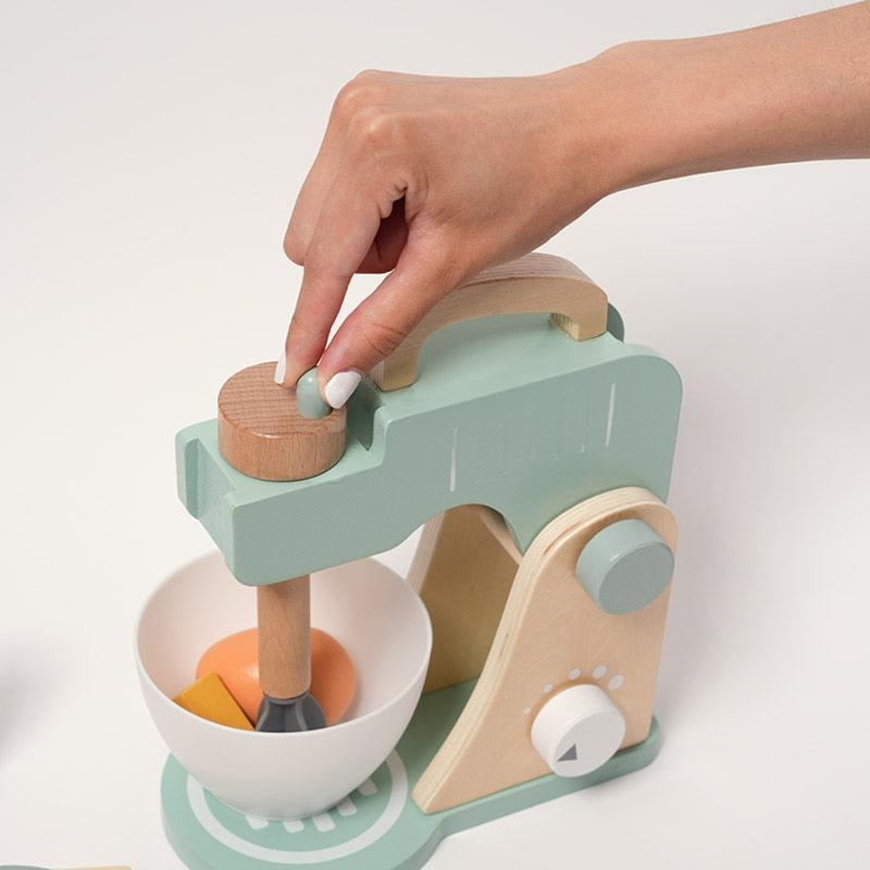Pure Joy Little Baker - Wooden Mixer Set