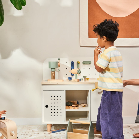 Pure Joy Montessori Wooden Tool Bench