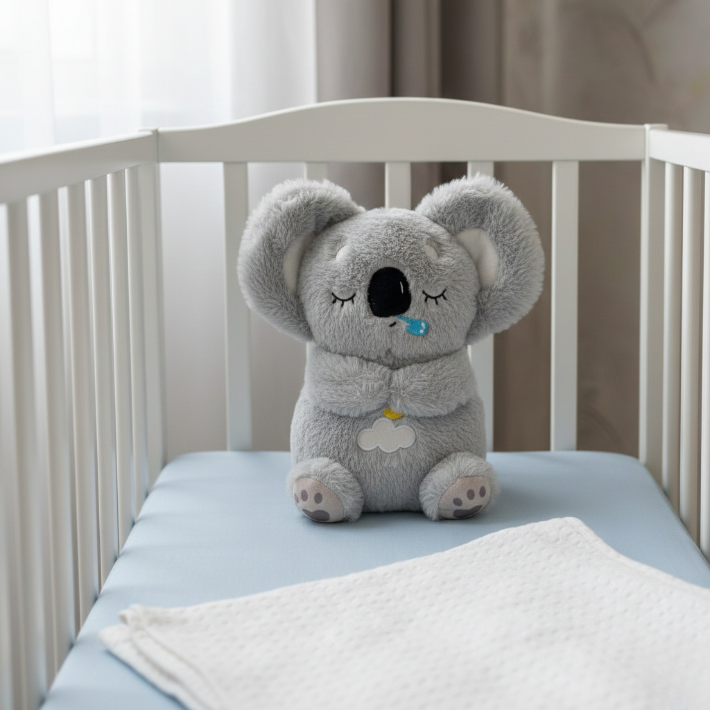 Pure Joy CalmKoala™ – Cry-Responsive White Noise Plush