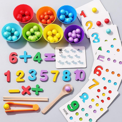 Montessori Counting & Sorting Math Play Set