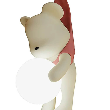 Hanging Bear Wall Light – Soft Glow Nursery & Kids Room Lamp