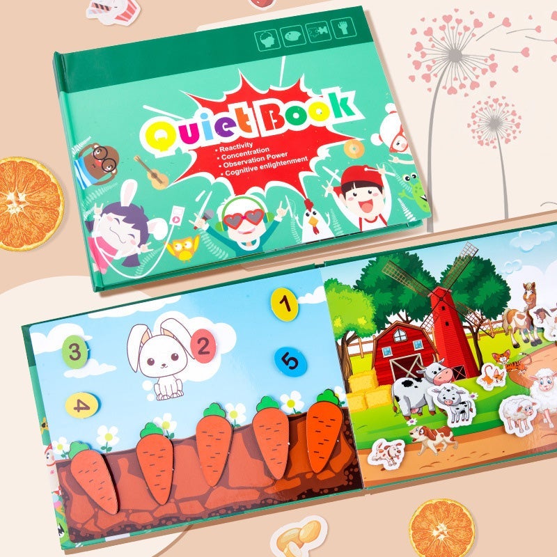 Montessori Busy Book – Hands-On Learning & Calm Play for Toddlers