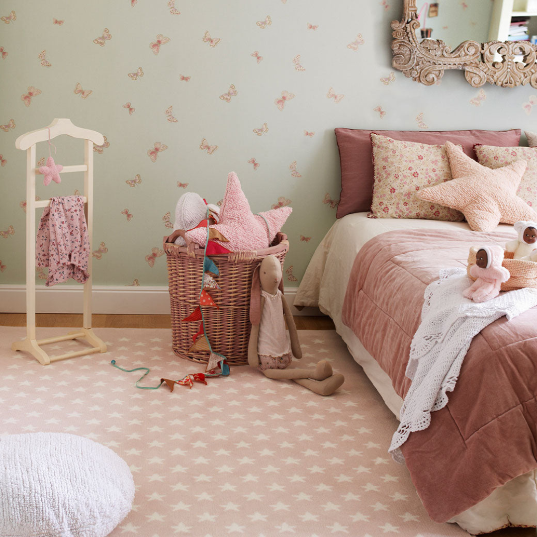 Soft Star Washable Cushion – Cozy Cotton Decorative Pillow for Kids