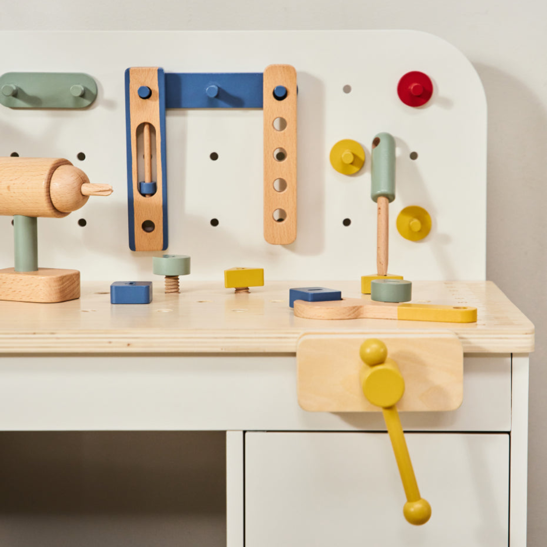 Pure Joy Montessori Wooden Tool Bench