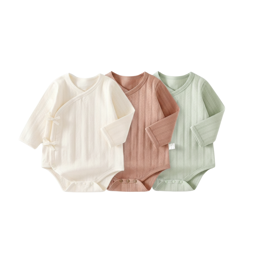 The Signature Kimono Bundle: Blush Whisper, Almond Milk, Sage Garden