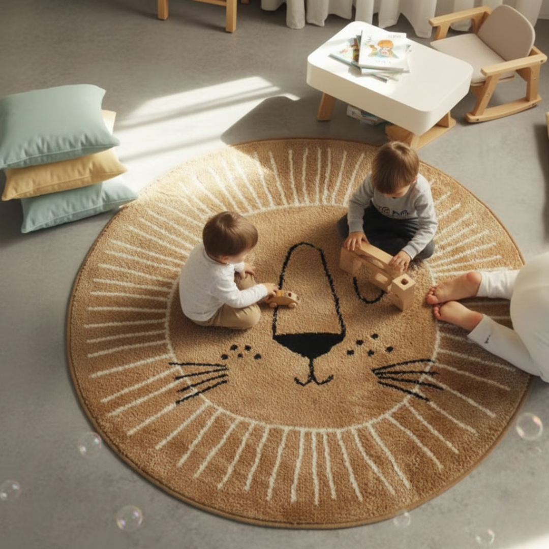 Pure Joy 160cm Round Nursery Play Rug – Soft & Imaginative Designs