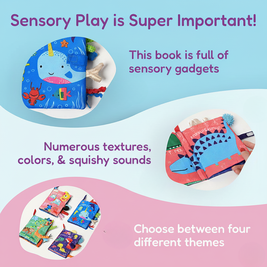 Pure Joy Soft Sensory Activity Book
