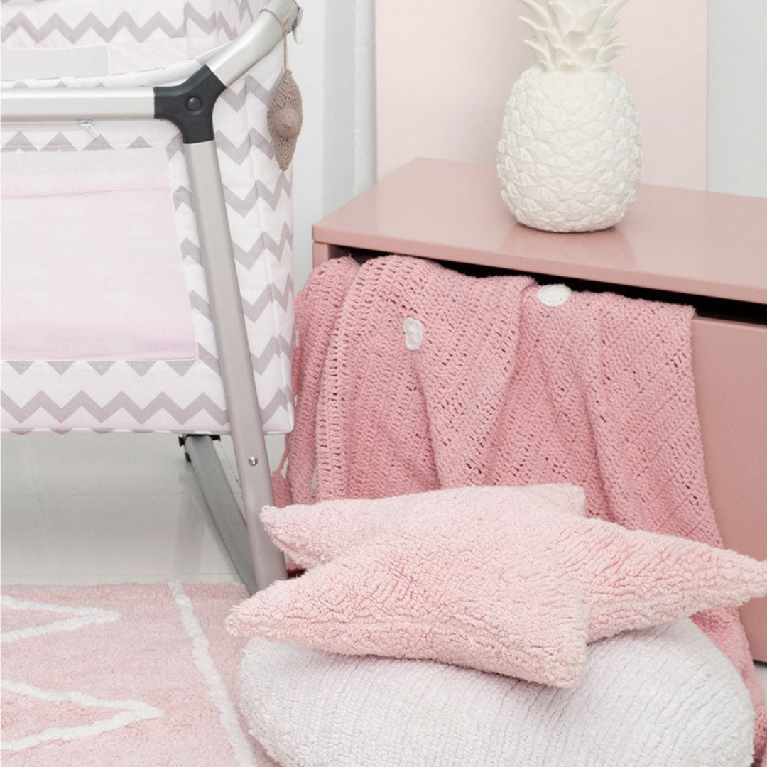 Soft Star Washable Cushion – Cozy Cotton Decorative Pillow for Kids