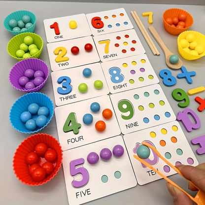 Montessori Counting & Sorting Math Play Set