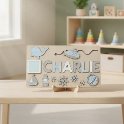 Toddlers Personalized Wooden Puzzle