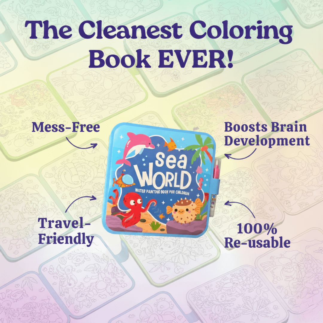 Pure Joy Magic Water Coloring Books