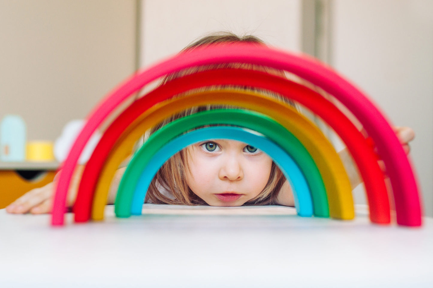 Pure Joy Large Wooden Rainbow – Endless Creative Play