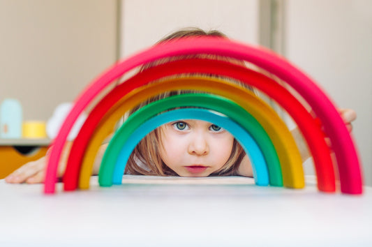 Pure Joy Large Wooden Rainbow – Endless Creative Play