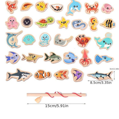 Montessori Magnetic Fishing Toy
