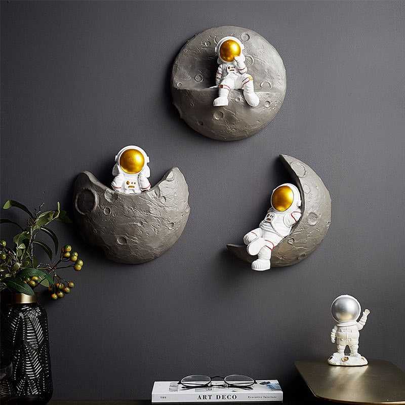 Adventure Awaits — Astronaut Wall Shelf