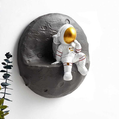 Adventure Awaits — Astronaut Wall Shelf