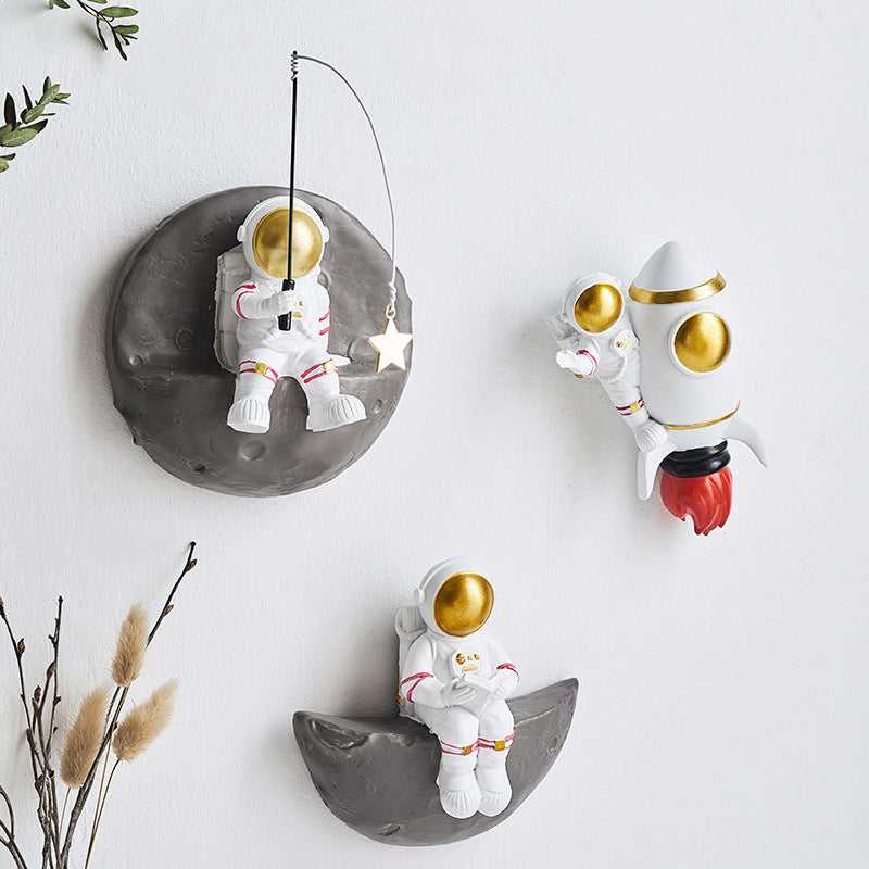 Adventure Awaits — Astronaut Wall Shelf