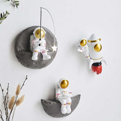 Adventure Awaits — Astronaut Wall Shelf