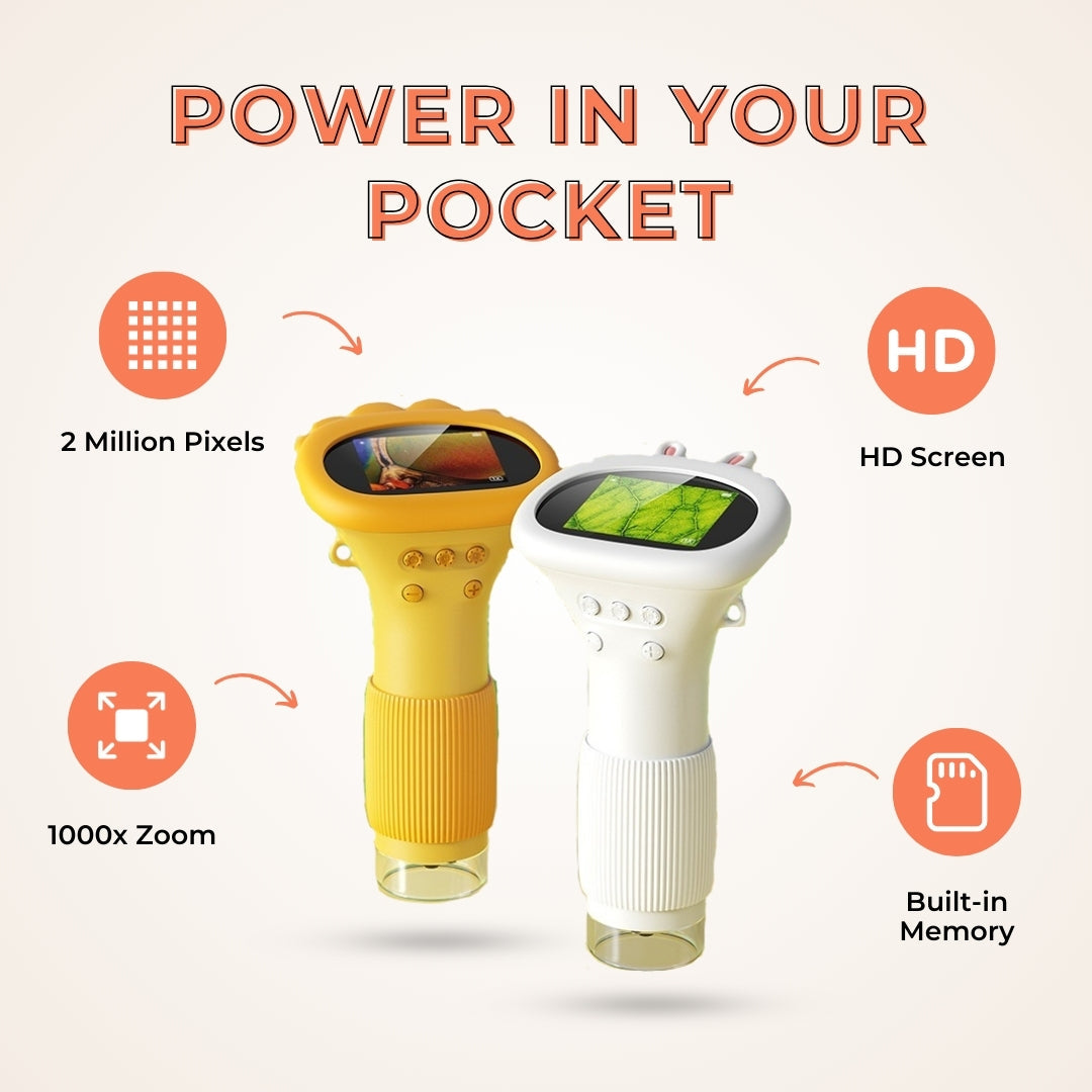 Pure Joy ExploreScope™ – Kids Digital Microscope