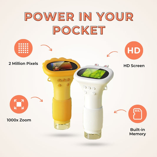 Pure Joy ExploreScope™ – Kids Digital Microscope