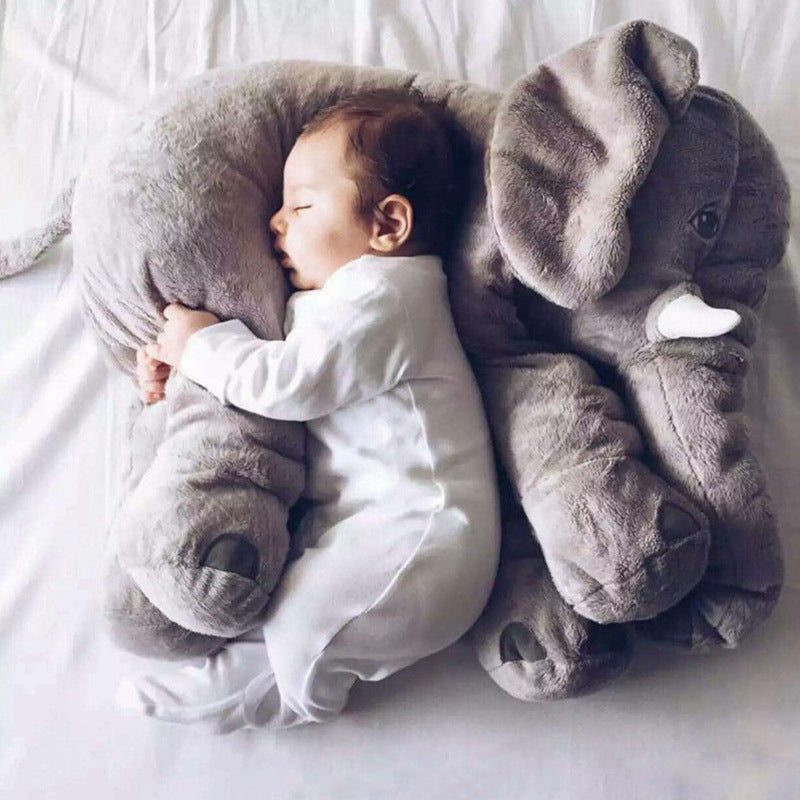 Pure Joy Elephant Cuddle Plush | Soft Grey