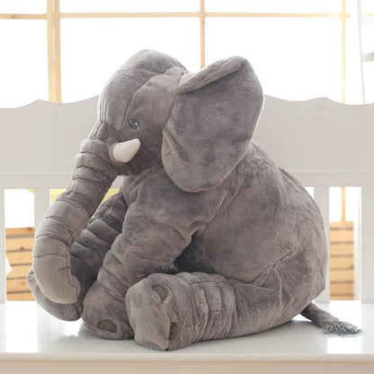Pure Joy Elephant Cuddle Plush | Soft Grey
