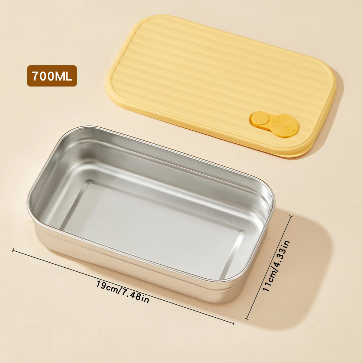 Pure Joy BentoBox™ – Stainless Steel Lunchbox for Kids (600 ml / 700 ml)