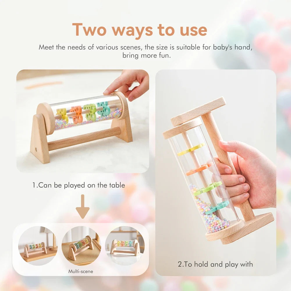 Pure Joy – Wooden Musical Rainmaker Roller