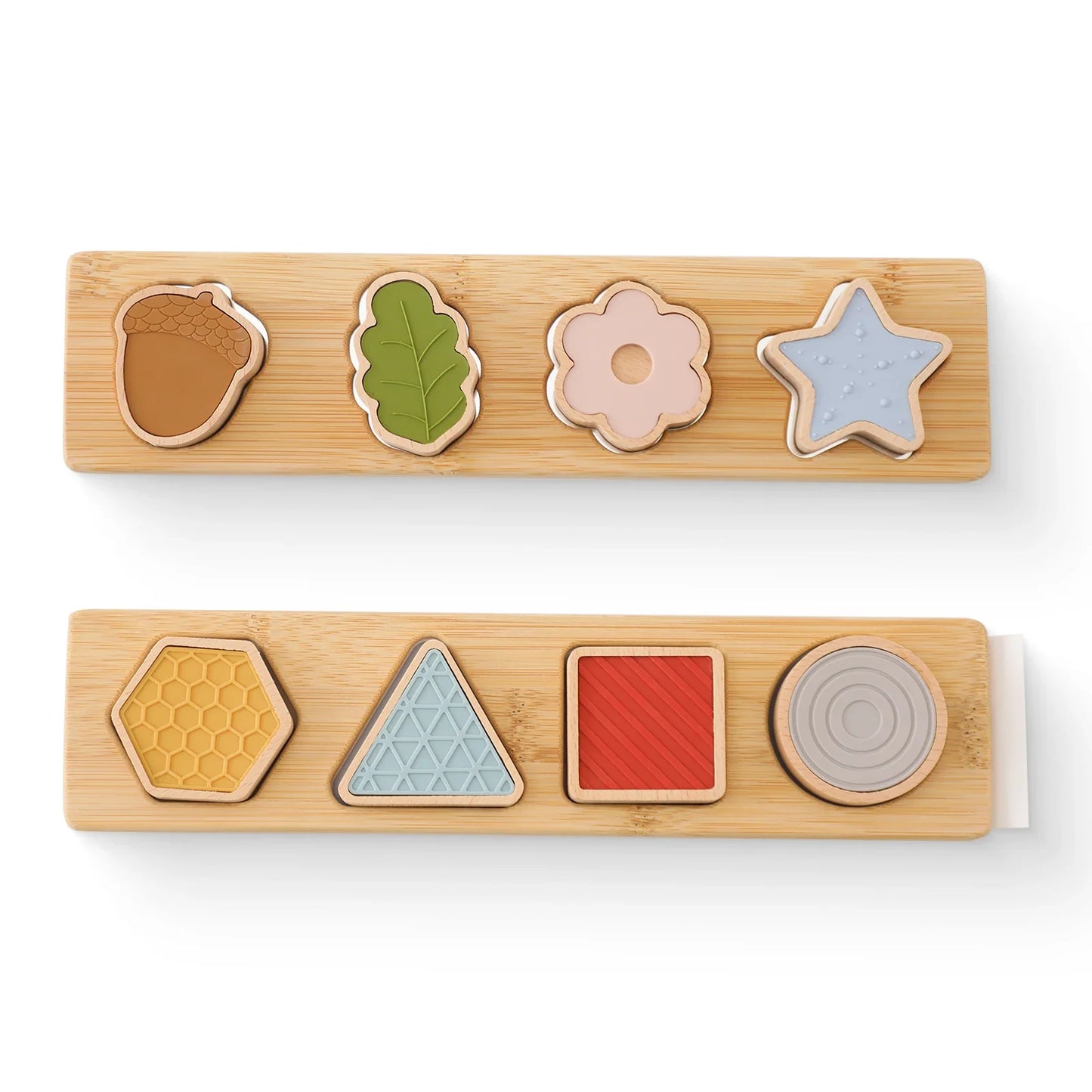 Montessori Wooden Shape & Photo Matching Board