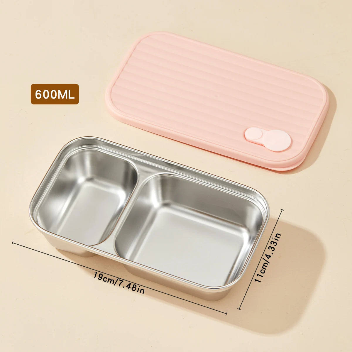 Pure Joy BentoBox™ – Stainless Steel Lunchbox for Kids (600 ml / 700 ml)