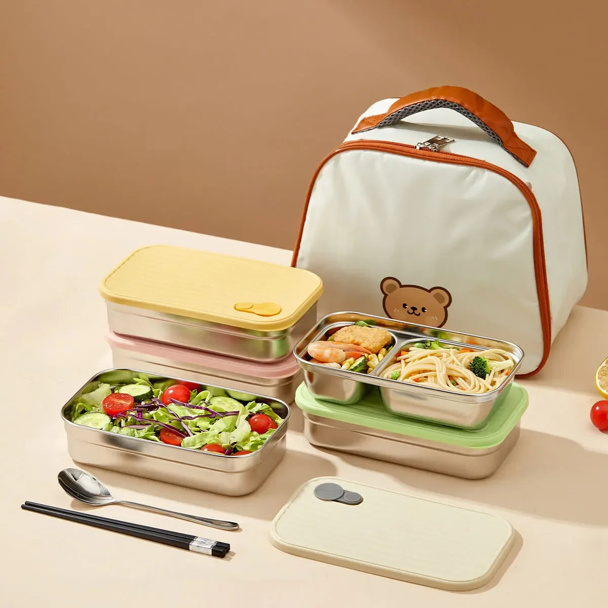 Pure Joy BentoBox™ – Stainless Steel Lunchbox for Kids (600 ml / 700 ml)