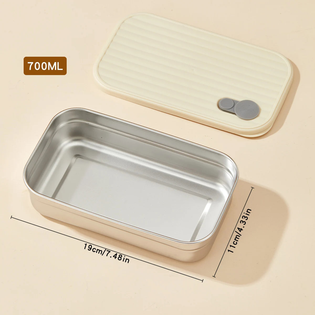 Pure Joy BentoBox™ – Stainless Steel Lunchbox for Kids (600 ml / 700 ml)