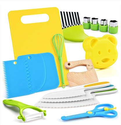 Pure Joy Chef Set | Safe & Fun Cooking Tools for Kids
